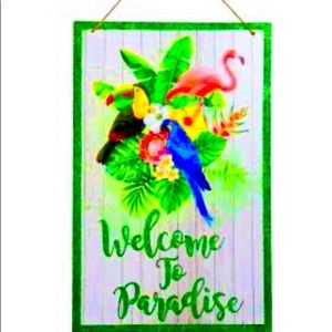 🌴 PARADISE HANGING WALL SIGN 🌴